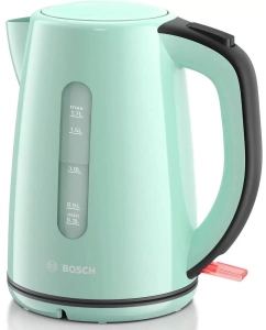 Купить Чайник электрический Bosch TWK7502, 2200Вт, бирюзовый в E-mobi