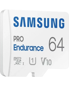 Купить Карта памяти microSDHC UHS-I U1 Samsung PRO Endurance 64 ГБ, 100 МБ/с, Class 10, MB-MJ64KA  в E-mobi