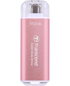 Купить Внешний диск SSD Transcend ESD300 TS512GESD300P, 512ГБ, розовый в E-mobi