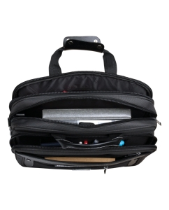 Купить Сумка портфель для ноутбука, планшета, документов Brauberg Carbon, 240509, деловая, графит  в E-mobi