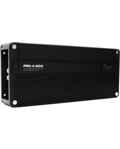 Купить Усилитель автомобильный AMP PRO 4.200, 200 Вт х 4 (4 ом), 2400 Вт, Класс: D в E-mobi