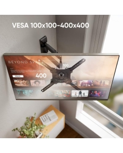 Купить Кронштейн для телевизора 32"-65" ONKRON M4 наклонно-поворотный, чёрный  в E-mobi