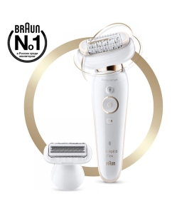 Купить Эпилятор Braun SES 9001 белый; золотистый  в E-mobi