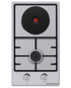 Купить Встраиваемая варочная панель комбинированная MAUNFELD EEHS.32.3ES/KG серебристый в E-mobi