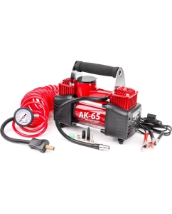 Купить AUTOPROFI AK-65_компрессор воздушный! 65лмин, 12V30A 300W 10Атм, двухпоршневой, шланг 8м,  в E-mobi