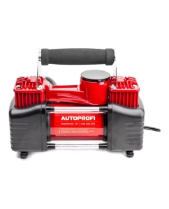 Купить AUTOPROFI AK-65_компрессор воздушный! 65лмин, 12V30A 300W 10Атм, двухпоршневой, шланг 8м,  в E-mobi