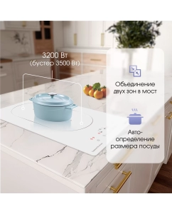 Купить Встраиваемая варочная панель индукционная Zigmund & Shtain CI 29.3 W черный  в E-mobi