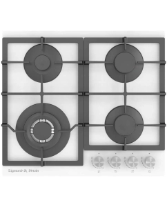 Купить Встраиваемая варочная панель газовая Zigmund & Shtain M 26.6 W белый в E-mobi