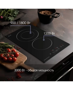 Купить Встраиваемая варочная панель электрическая Zigmund & Shtain CN 42.3 B черный  в E-mobi