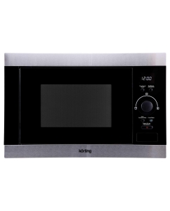 Купить Встраиваемая микроволновая печь Korting KMI 825 XN черный/серебристый  в E-mobi