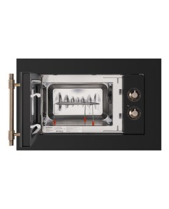 Купить Встраиваемая микроволновая печь MAUNFELD JBMO.20.5ERBG черный/золотистый  в E-mobi