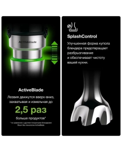 Купить Погружной блендер Braun Multiquick 7 MQ7045X Black  в E-mobi