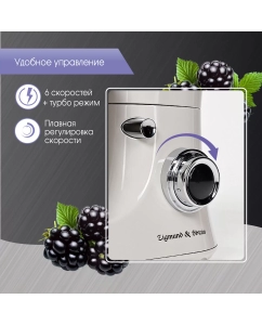 Купить Кухонная машина Zigmund & Shtain De Luxe ZKM-997  в E-mobi