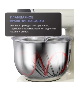 Купить Кухонная машина Zigmund & Shtain De Luxe ZKM-999 бежевый  в E-mobi