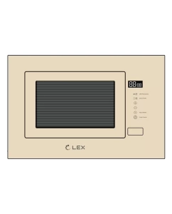 Купить Встраиваемая микроволновая печь LEX BIMO 20.01 IV бежевый в E-mobi