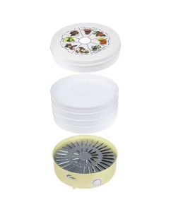 Купить Сушилка для овощей и фруктов Ротор СШ-002 white/yellow  в E-mobi