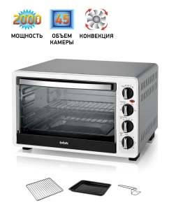 Купить Мини-печь BBK OE4523MC Silver  в E-mobi