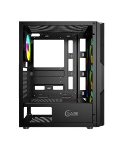 Купить Корпус компьютерный Powercase Mistral T4B (CMITB-L4) Black  в E-mobi