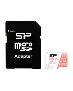 Купить Карта памяти Silicon Power Superior A1 microSDXC 512GB + адаптер (SP512GBSTXDV3V20SP)  в E-mobi