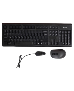 Купить Комплект клавиатура+мышь A4Tech 7100N USB  в E-mobi