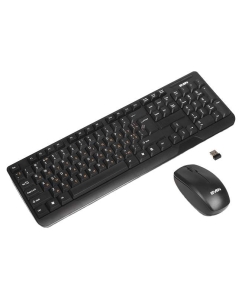 Купить Комплект клавиатура и мышь Sven SV-03103300WB Черный в E-mobi