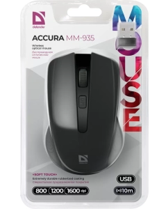 Купить Беспроводная мышь Defender Accura MM-935 Black  в E-mobi