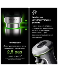 Купить Погружной блендер Braun Multiquick 9 MQ9147X Silver/Black  в E-mobi