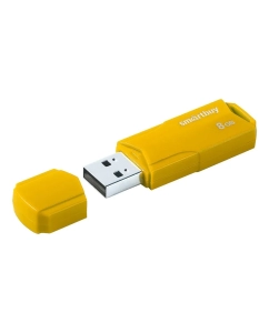 Купить Флешка Smart Buy Clue 8 ГБ желтый (SB8GBCLU-Y)  в E-mobi