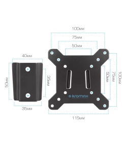 Купить Кронштейн для телевизора настенный фиксированный Kromax VEGA-3 new 15"-32" до 20 кг  в E-mobi