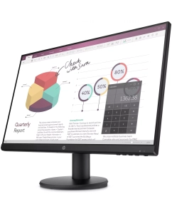 Купить 23.8" Монитор HP P24v черный 75Hz 1920x1080 IPS  в E-mobi