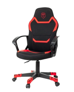 Купить Кресло игровое Zombie 100 черный/красный  в E-mobi