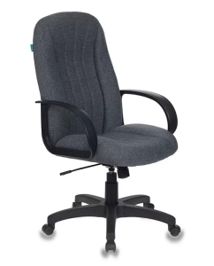 Купить Компьютерное кресло руководителя Бюрократ T-898/3С1GR серый/черный в E-mobi