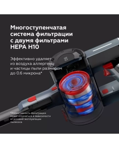 Купить Пылесос BQ VC0801H серый  в E-mobi