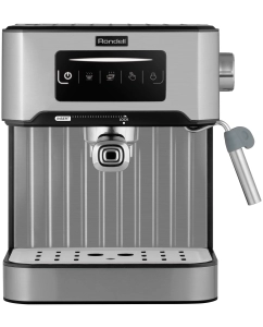 Купить Рожковая кофеварка Rondell RDE-1106 серебристый  в E-mobi