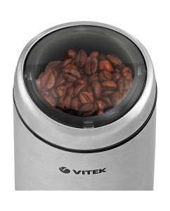 Купить Кофемолка VITEK VT-1546 серебристый, черный  в E-mobi