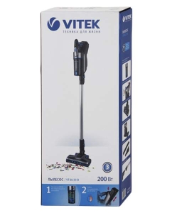 Купить Пылесос VITEK VT-8133 B голубой, серый  в E-mobi