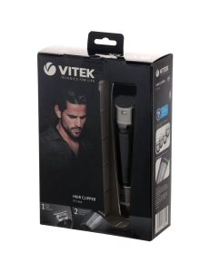 Купить Машинка для стрижки волос Vitek VT-1364 серебристый  в E-mobi