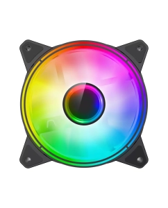 Купить Кулер для корпуса GameMax FN-12Rainbow-Q-Infinity BK  в E-mobi