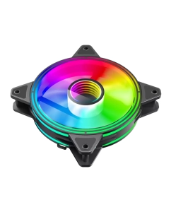 Купить Кулер для корпуса GameMax FN-12Rainbow-Q-Infinity BK  в E-mobi