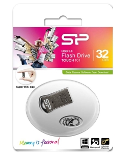Купить Флешка Silicon Power Touch T01 32ГБ Black (SP032GBUF2T01V1K)  в E-mobi