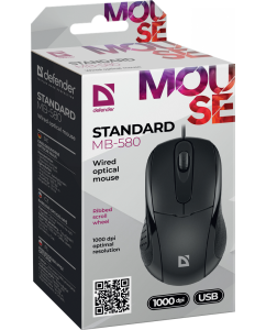 Купить Мышь Defender Standard MB-580 Black  в E-mobi