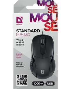 Купить Мышь Defender Standard MB-580 Black  в E-mobi