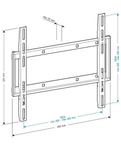 Купить Кронштейн для телевизора Holder LCD-F4610 Black  в E-mobi