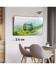 Купить Кронштейн для телевизора настенный 13"-42" TME-22 наклонный, до 35 кг, чёрный  в E-mobi