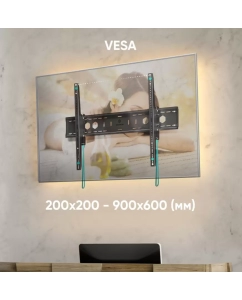 Купить Наклонный кронштейн для телевизора ONKRON UT12 60-110 черный  в E-mobi