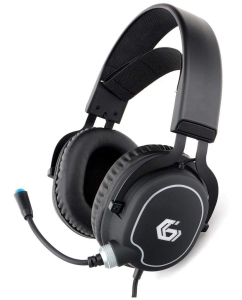 Купить Наушники Gembird MHS-GX20, игровые, полноразмерные, микрофон, мембрана 50 мм, 2.1 м, черны  в E-mobi