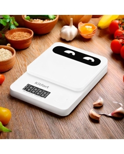 Купить Весы кухонные Kitfort KT-817-2 белый; черный  в E-mobi