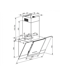 Купить Вытяжка настенная Kaiser AT 6438 F Eco черная  в E-mobi