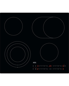 Купить Встраиваемая варочная панель электрическая AEG HK654070IB черный в E-mobi