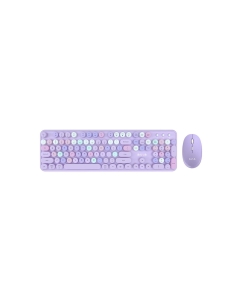 Купить Комплект клавиатура + мышь AULA AC306 Purple-Colorful в E-mobi